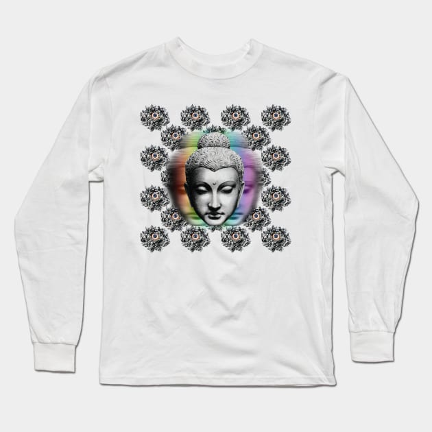 Buddha's eyes Long Sleeve T-Shirt by EnHitro